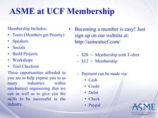 ASME Spring 2015 Kick Off Meeting | PPT