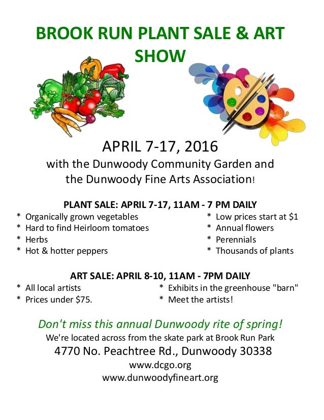 Plant Sale Flyer Template