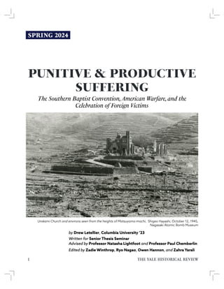 Spring 2024 Issue Punitive and Productive Suffering