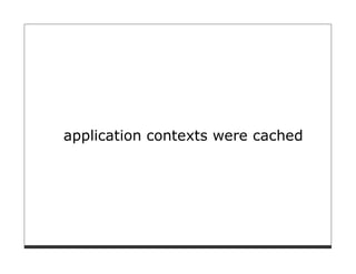 application contexts were cached
 