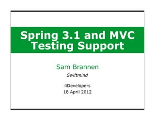 Spring mvc testing sale