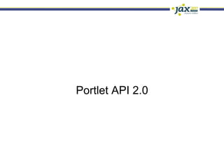 Portlet API 2.0
 