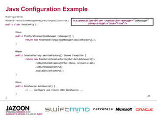 Java Configuration Example




                             21
 