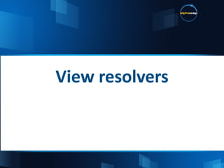 View resolvers 