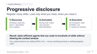 🤖🧰 SPRING AI AGENTIC PATTERNS (PART 1): AGENT SKILLS | PDF