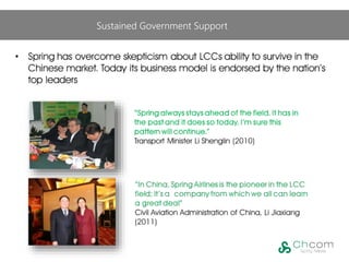 Sustained Government Support
 