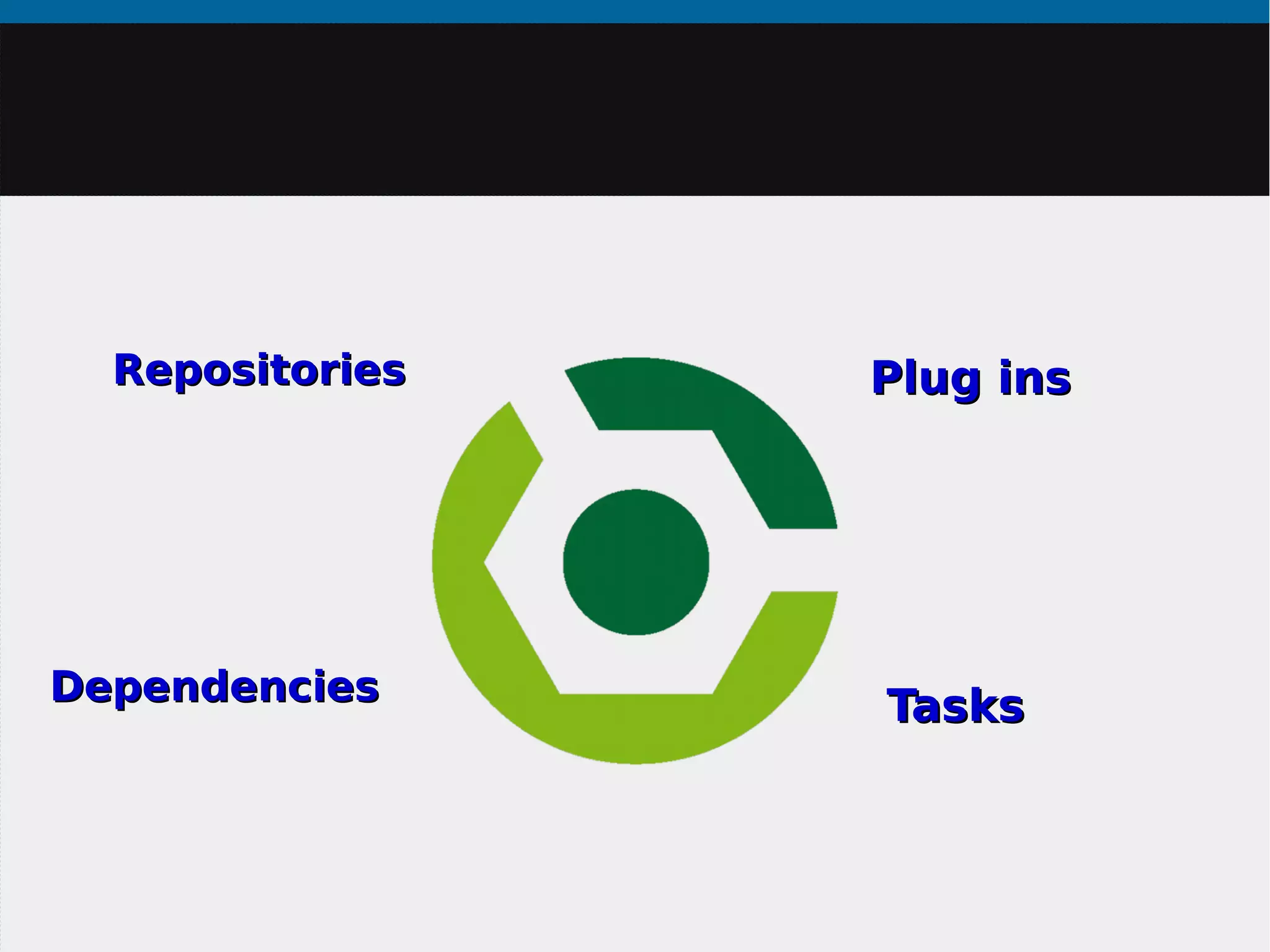 Plug insPlug insRepositoriesRepositories
DependenciesDependencies
TasksTasks
 