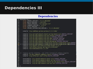 Dependencies IIIDependencies III
Dependencies
 