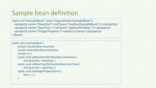 Spring beans | PPTX