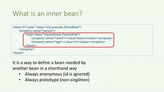 Spring beans | PPTX