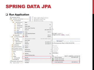 SPRING DATA JPA
 Run Application
 