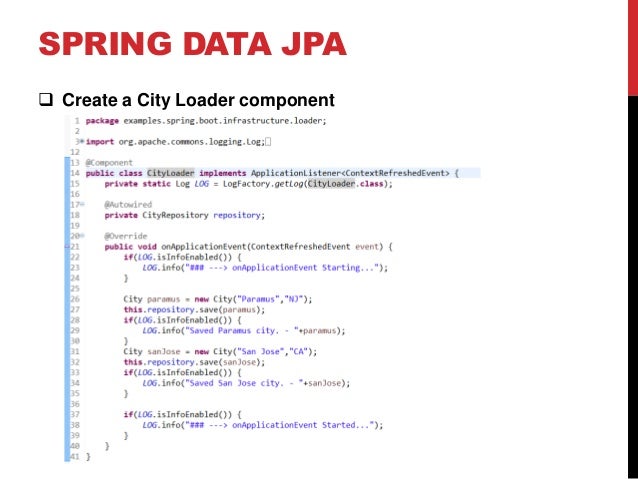 extend how to repository jpa Boot Spring