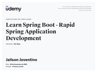 Developmet Environment
S.B Fundamentals
Developing Web Applications
Data Access with Spring Boot
Security
Building REST APIs
GRUD
Guides
 