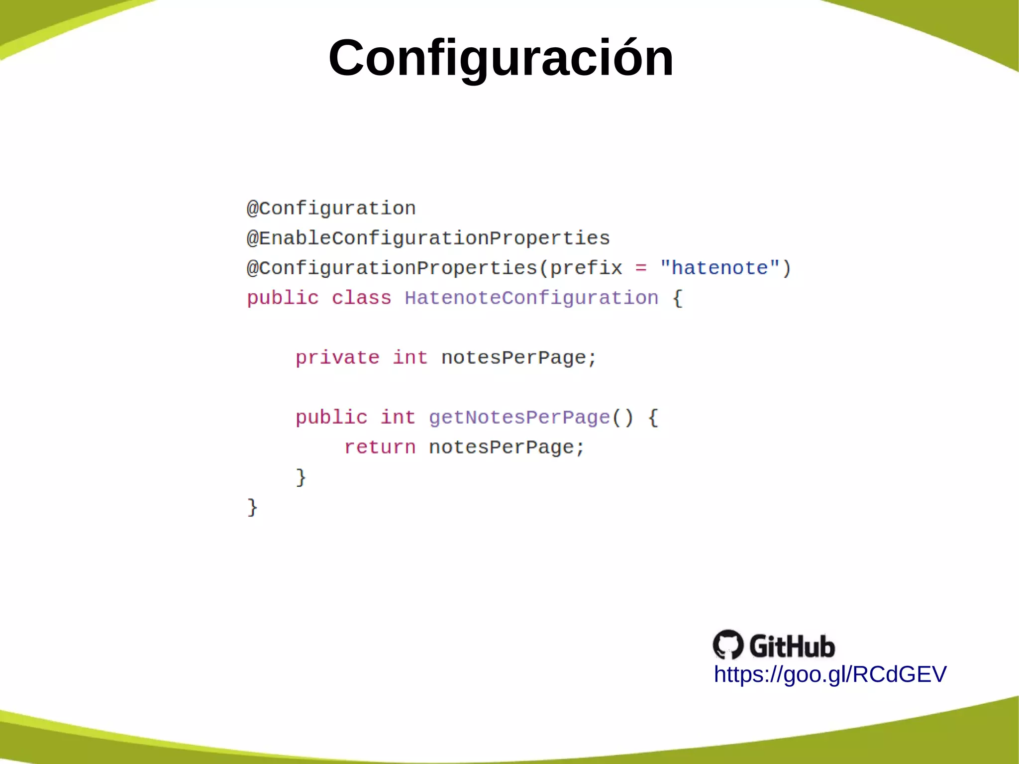 Configuración
https://goo.gl/RCdGEV
 
