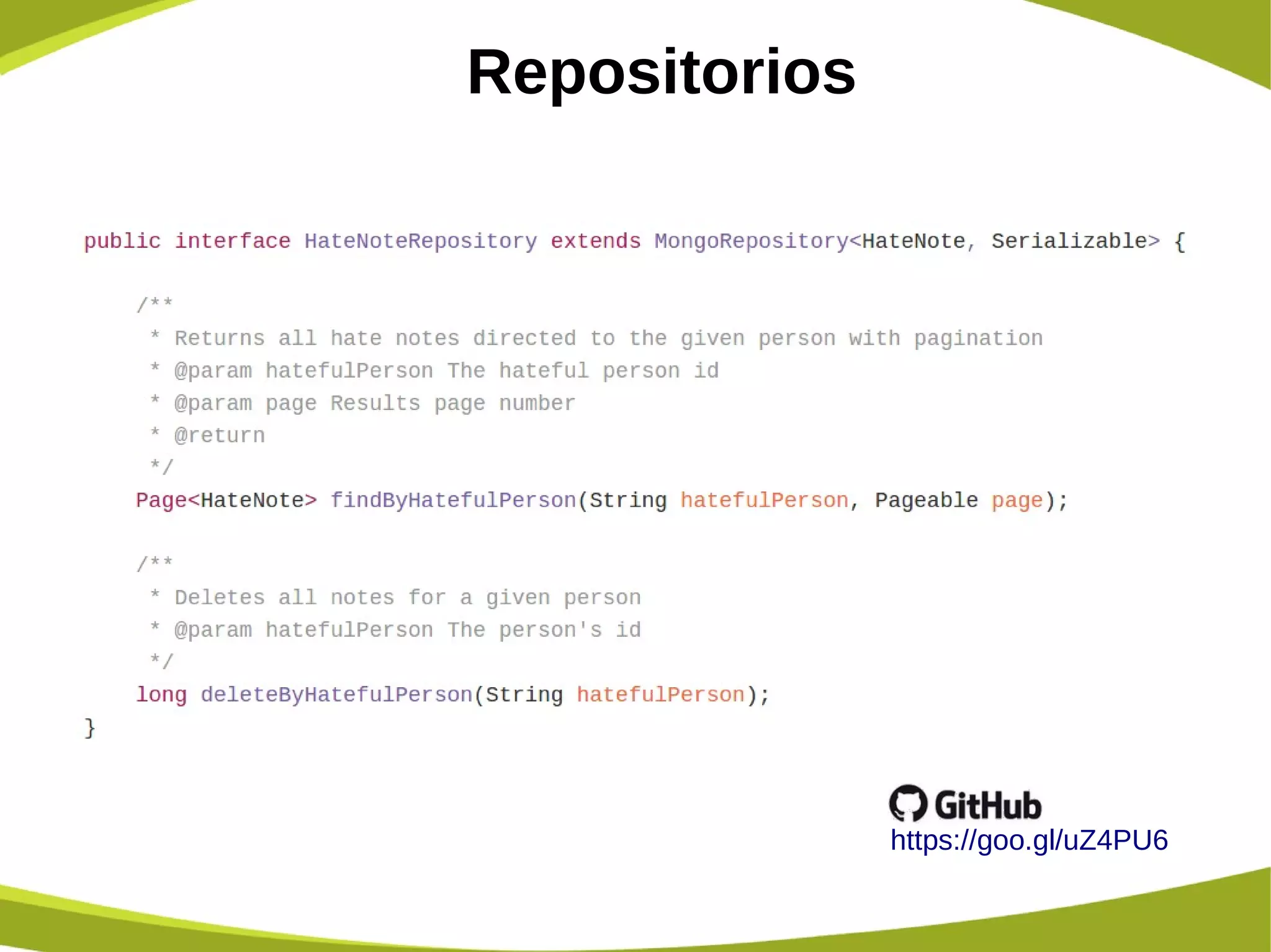 Repositorios
https://goo.gl/uZ4PU6
 