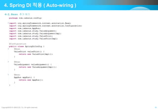 Copyright©2015 ABACUS, Co. All rights reserved. 16
4. Spring DI 적용 ( Auto-wiring )
4-2. Bean 추가 하기
 