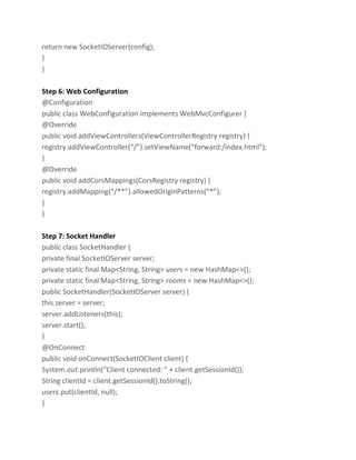 Spring Boot for WebRTC Signaling Servers: A Comprehensive Guide | PDF