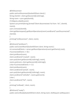 Spring Boot for WebRTC Signaling Servers: A Comprehensive Guide | PDF
