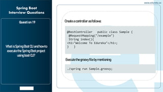 Spring Boot Interview Questions | Edureka | PDF