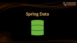 37
Spring Data
 