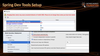 9
Spring Dev Tools Setup
 