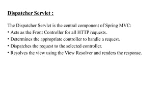 Spring boot MVC-Controllers architecture layers | PPTX