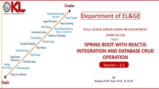 Comprehensive Guide to Spring Boot and ReactJS Integration with CRUD ...