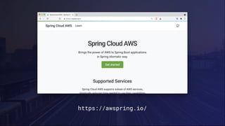 https://awspring.io/
 