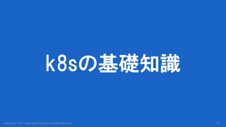 Copyright © 2017 Yahoo Japan Corporation. All Rights Reserved.
k8sの基礎知識
29
 