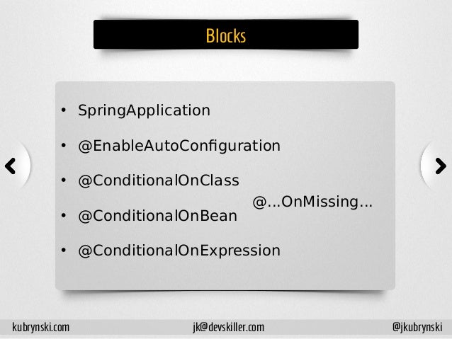 spring boot annotations list spring boot annotations list