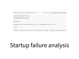 Startup failure analysis
 