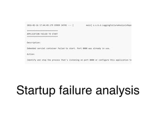 Startup failure analysis
 