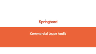 Commercial Lease Audit
 