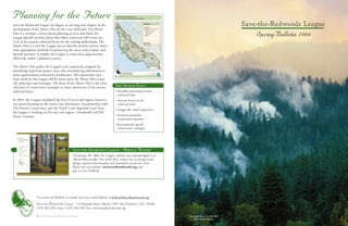 Spring bulletin 2004 ~ save the redwoods league