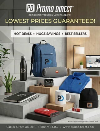 Promo Direct 2026 Catalog: Custom Apparel & Promotional Products with ...