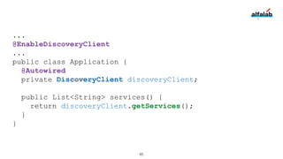 Service Discovery. Spring Cloud Internals | PDF