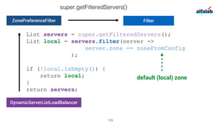 FilterZonePreferenceFilter
List servers = super.getFilteredServers();
List local = servers.filter(server ->
server.zone ==...