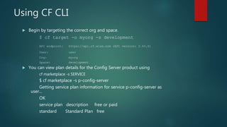 Spring cloud config | PPTX