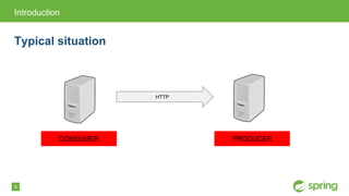 8
Introduction
Typical situation
HTTP
CONSUMER PRODUCER
 