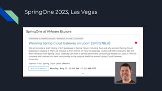 SpringOne 2023, Las Vegas
 