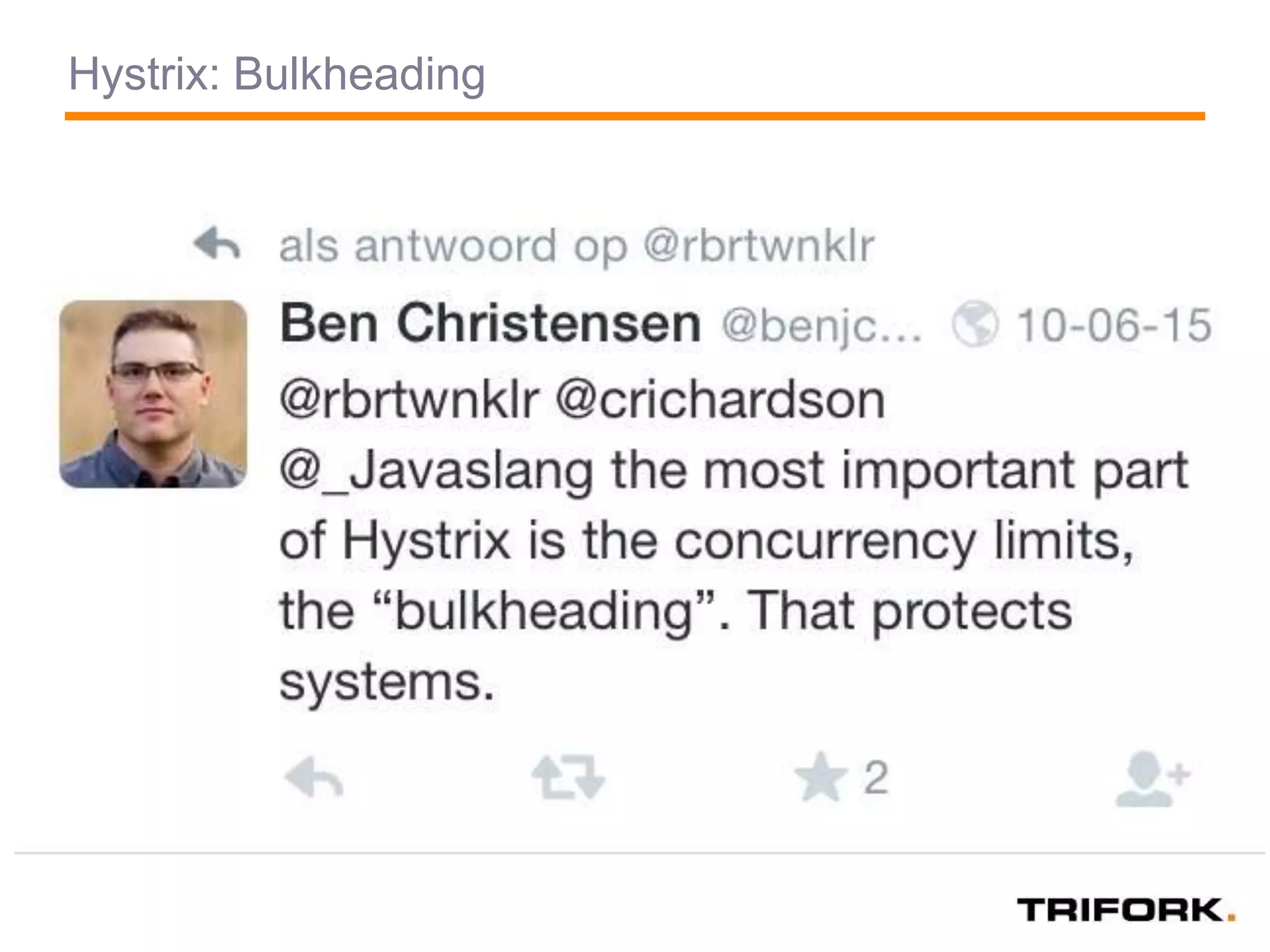 Hystrix: Bulkheading
 