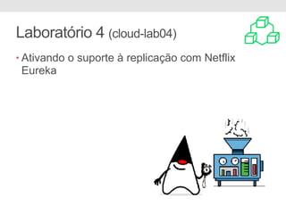 Laboratório 4 (cloud-lab04)
• Ativando o suporte à replicação com Netflix
Eureka
 