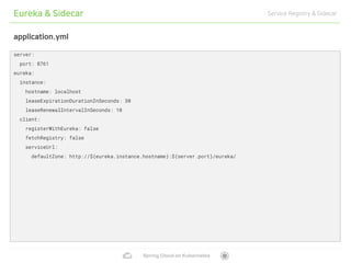 Spring cloud on kubernetes | PDF