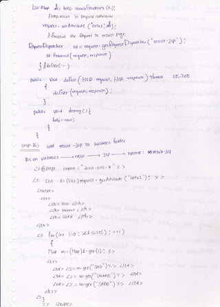 Lsr{cae *= Uui" aa,cr,6rcaerut (sr);
//feP ru,rr+ in klrest o-tt,'&.r-<
/'&"*"6
'1ta
kryest fu rv-rct tle -,.
- R.a*rDisg*<-het yd
= r€lAest'6oR*1*otDtFi'I4"
("arsuti'jsp") I
(/aoGaC-,-)
)"
: prHic
.
void d.P*r(FlsP r.p,st, Hre *'r*o)rf"* sE/JaE
d
doGu VI**'*^"*r") )
n"
-J
* pr-blrc Void desr-6 C) |
' bohj = nutr )
- 3
t
It
' o'to"
^ 5rcp [i add rsar+ 'isP to Nerrmt to
' '-rco
------r
flarne I tS Xejtrt'Jsl
P'Con FLbroot
rnuP '-----r $P-
'- Ll'@paBe imPof :^'iava'ufi) ' *" !'>
1tt>
/tb> ino Llth>
ztb> smr'' r t lth >
zth> SdAd /lfl', >
48>
L/' P^ (i"t i=o I izl-si2e( ) ; +ti)
JL
11,.p ,n = (moP).1' ge+(i)', /'z
ltr>
Ld> t1'=rn'sefc"s^io")'/'>
LlLa >
21!> L/'= nD'getC"SNAmr") z' > 4d>
/d> A'1': l'rr'get[''Snoo') v> AHz
zlYt >
)rt
,J '/7 4uw>
 