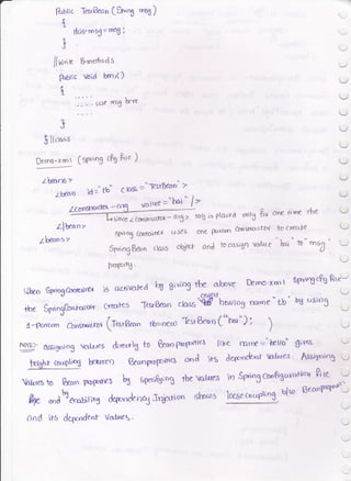 R.ouc TestB€an C$t"U '6g)
i ft;5'rosg = nnr$ )
3
/[u'r";n B'nrerbods
Fbitc Void brDrt)
t ""
^^ - ^ uJe tos3 irte
3
3lt'ro's
Ptrno"xw-, (sVt'og cP6 fttc )
zbmrs
zb€oo id =' tb" C las6 =. Teslb€do >
L/:ylrtj-tvclr - (
- lg'o Prooa anrg l''r
4lbeooz
t;::
Spno$ tbn{-arrEr{ Lts€s oDe Pc($a'n
66o5irgtct-z^/
Spnng Beao clr*s ohjech anJ lo crssi6o votrre
ProP'ng '
!,.Jkn Srnogcoolcurrt )5 activc*ed Q gru;ng tbe. abow &nno'xrnl @€c%RLe'"..
rbe sptng6ntcrnar ci-€cLr-es
-I?srBa.n .t"rr'w*bao)og r.rroe*15'bg <rslo3
:
L-pccccrrn &nsaitlrt (Terra.o" tb=neul ?stBeao ("nt");
) --,
$. as,grrlog volrles drreurlx fo &on;rrrp"*iur lik-e rnroe - k)loe CIir"s ,
terghr car"pliog beft{r€a Braoprop*rer aod irs d.qrm&'nr mJ'ues ' }iss{gn}ng '..--,
hl-rca to fton propr,rtes b5 speorfolng rhe vo-lues in scnS co"fttuxonl *:-r;
%, oah*,tng dry-Jeoa3'lq;errron shoors ]oosec"q"5 "t'
BtanVDf^' -'
..'/
'-)
,.-J
--.,
J
J
,_)
ir_,
,
J
otre ti rne rbe. t-'
to av€(d€ t
-',
l,i
bdr to rnsg
U
aad 15 dcalr-dellt Vcr{.ue5.
 