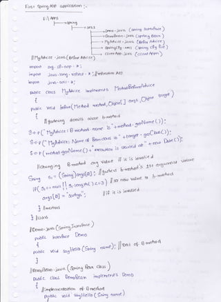 Fir5t SpingAOP c{,Pl;Coh'c'n '-
' El APPS
-5WtoX
-se51
-FF-
// l'lgAdvlre 'java(Before nari.-
irnfxr* Org . SP" c.oP ' X 
Detr',o 'iavq (arog rnrcr Fe're )
Oe.r,oB.ar, 'iavc CsPYh g Beah )
l''lX Adv;ce . iav q (&Pa Advire';
sHDgcfu . al'ol (sr,,''g cfu P;rt )
clicoi App,ic.vc (crienrAee.,)
oP B'rrrbod
inpo{r java '}ant . reead ' X ',t llreP,/']-ttao hPJ
tof-"t jarcr. ur;l'*j
pallic clcrsS hgAl-urtt i6lplerren-t5 fl*r"aBce-*A"
*...,o" )
t
la.Hic vojd !e&'"(ile*oa @.t!.'Os"l/l]
o(t 'Ohfo
t
,,**o,,, detcdts *'Y-;
,arN-*e
C))l
i:;l ,.i*:.,t;:". ff.*- *"nr"e*'e"C'^(l)' '''
6 o'n (merbocgetN^me[7*"t*ttt"*
is sta*.d o!" 'trr'n DdreL)Ji
llcr,aq;nx B'-crhud a..1 {'illre tP tt
't.';;t;s1 o'6*"r"r
v'r'e
Gr,inq e,-- (5nq)a'gsloJ r'lgtT" ''*.*"u, b.r'erhoc),
"ilr''l'".,'i1""'u*t' '=z)
il * "*
I
'""on.t'l =:'"ub1t''; l/ if- it is 'inrnried
! ll""t*oa
3 lluo's
f/ Demo' Jd'(c^ fSr-"31"t*
R'* )
pubic irLtel&ae Demo
o.Lr'. voe *HarofSunJ
*'.u); llu'
l
tfor**"'l.'.,". (sr'"3 S61 clarK
)
frr.di c clc's DetnoReavl ihrpltrn#rs ftrno
{ 7,rn6ut,.no.r,* op- G rnerho4 
lxt$Ic v614 so1|Jello f Sr"n3 nam€ )
 