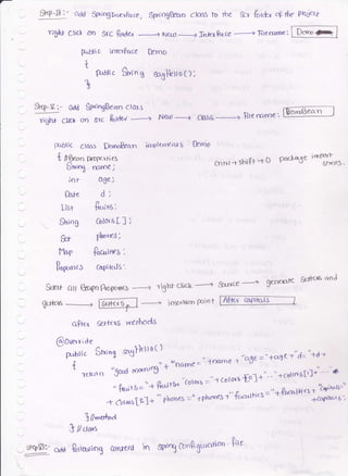 ' - _q}cP-il;- odd SpriogDrLr.rfuce, SpnogBeoo class to fie &r for&,r c?rbe Prqie+
r;ghr cticl drl src %rde,r , Nlc{d ------, I"*cr ftice ---------, 1?lerrrne: &too*
Prblc SUng $dlblloC);
- Stq-g:- 6tr $pringBean clors
.- ",t* clxa crq ,t. fr146a ------r N&o---r chas----------+ Fterr'me;
{arbtic closs Elerno&qn irnpl{nrru.b Demo
Frbli c intcFrtce Derrro
j
t lle,.on DrorralHes
iot a|e)
hre dt
cntrr+shi9t +o f'jaclede
o'T*r-.
P*g*.t cePituJS:
See* qu {}:pnftofs*el --.---j tlsttl_cliclr+ Surrc€r gene@re &rKj6an'l
gelior , Effi-.;_l ---------> ost'fttonPciot F[e{or alpit<rJ3-__l
qher eerlr-r6 r"crhods
@ovor;de
'r*',. Sr'i"g sc'Stletto( )
{
*'., ",oocl r'o'ruo$' *
r'nam€
=
" +name 1 "ctJ. ='1ct9e
-t'd= i:*
'^
" g*"'="*-6t15a
''colrrs
="+ colorS &J+ "'"+colcrrSlrl+
-'-' 4
+ col 0{'5 Laf + " ph<rne's =
(
lpbane5 i' &'ru'l HcS
.-- " * P.,c,lln:.t
*#::'
3l).o'x+pa
3 ttrt*s
n
* Lisr ft*-tc;
 Stting Cotor6ll )
t1a.p &c"trua:
,gg- odd trru!n$ omlcnl in S!m CunR6urct$orn Pttt
 