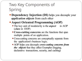 Comprehensive Guide to Spring Framework and Dependency Injection in ...