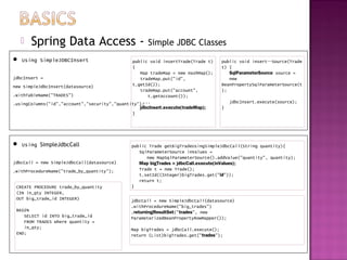 Spring data access | PPT