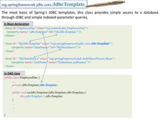 Spring database - part2 | PPT